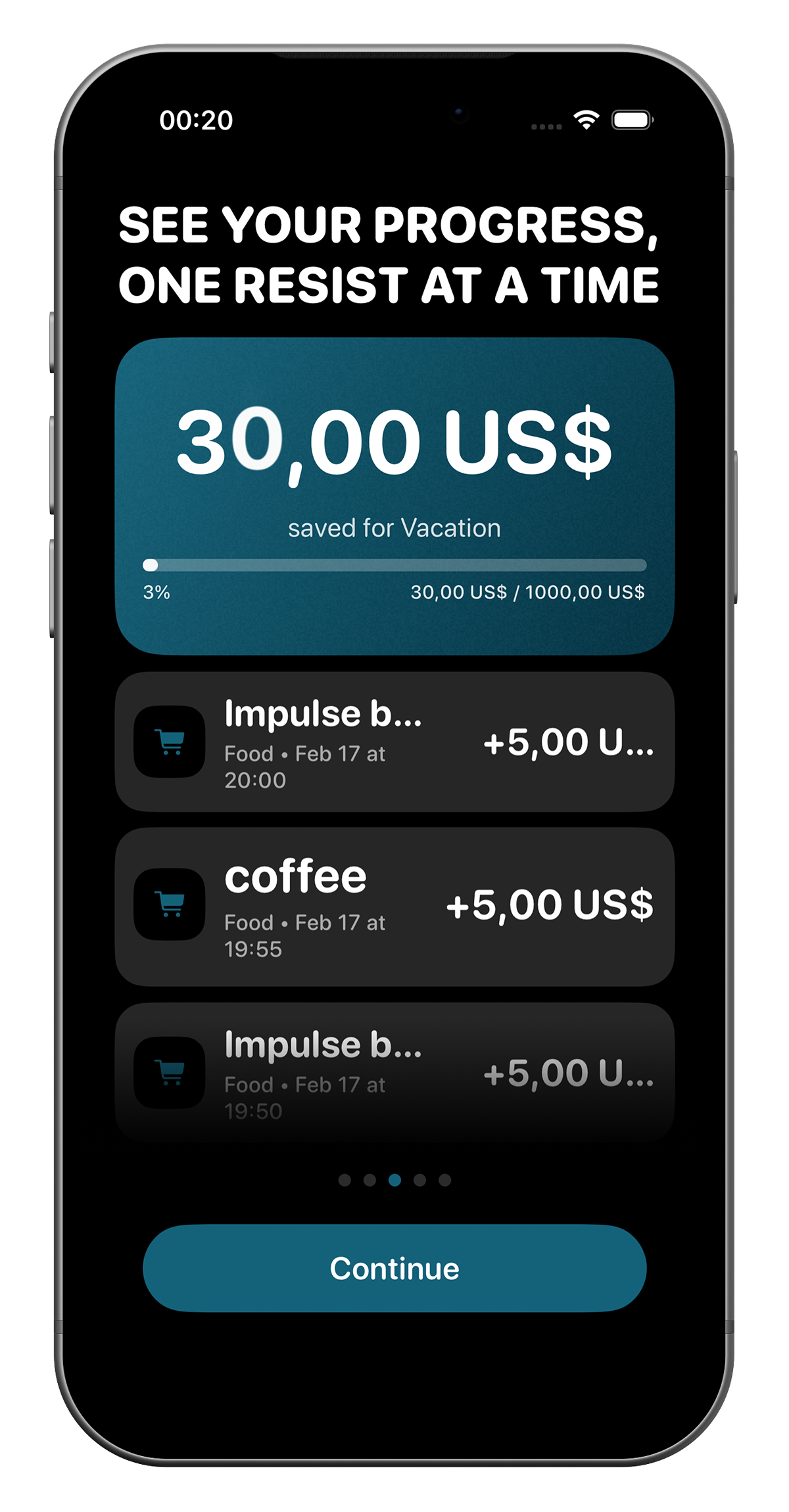 NotSpent onboarding 2